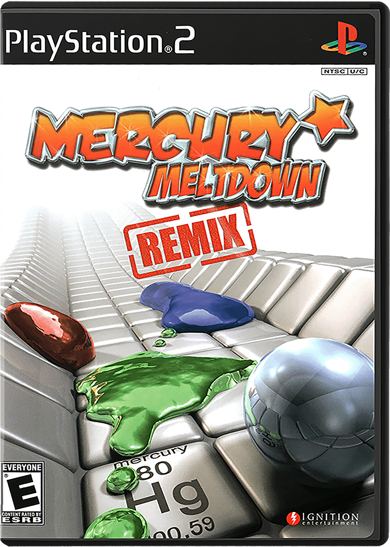 Mercury Meltdown Remix box art for Playstation 2